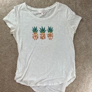Size S T-Shirt with Pineapples